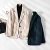 2025 Women's Autumn/Winter Slimming Wool Blazer – Elegant Double-Faced Wool Coat for Commuting