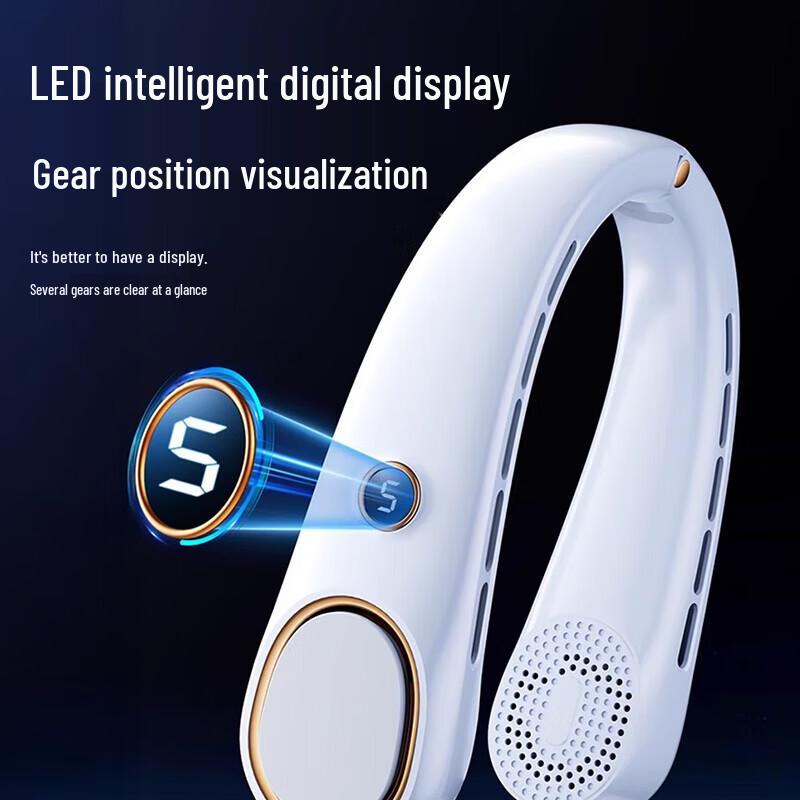 KOVOL Portable Neck & Handheld Fan with Phone Holder