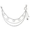 Metal Star Hip Belt Chain For Men Women Punk Fashion Accessories 2025 Spring Collection