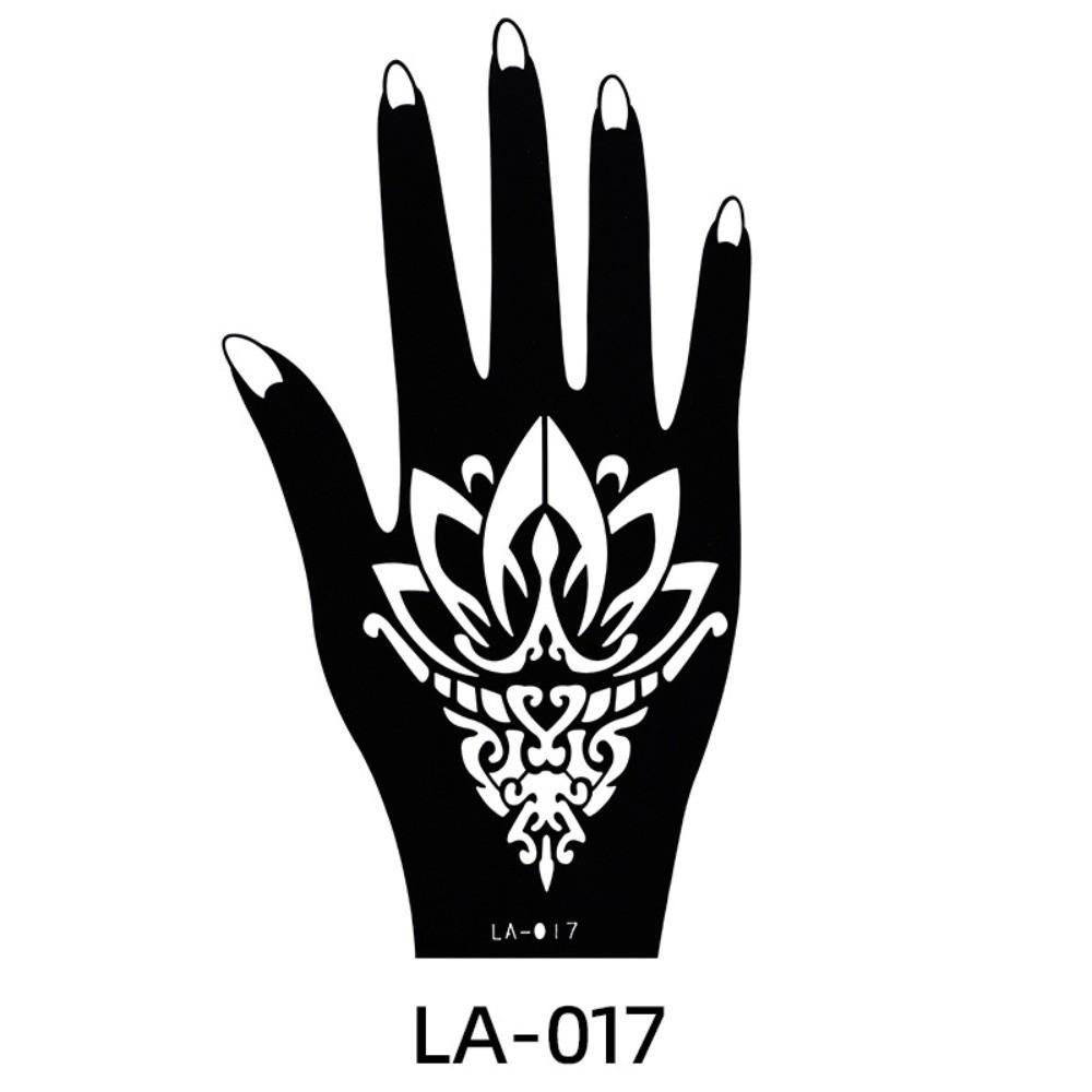 India Henna Stencil Hollow Hand Tattoo Sticker Butterfly Mehndi Tattoo Template  Legs Shoulder Arm Style 17