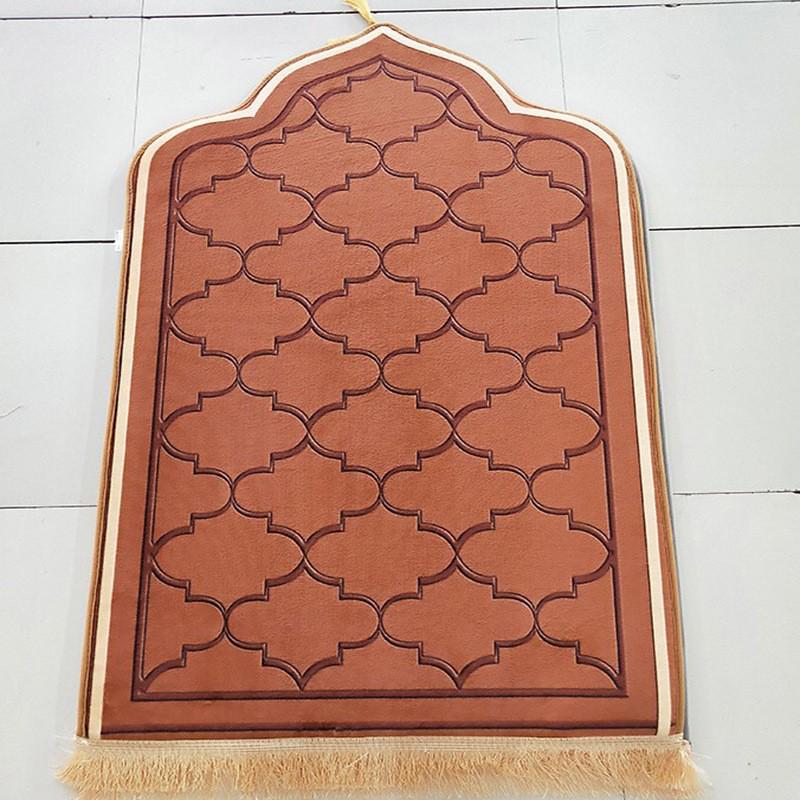 

Cross-border Irregular Prayer Flannel Thick Short Pile Gift Sponge-Printed Carpet 50x90cm (Crystal Velvet)