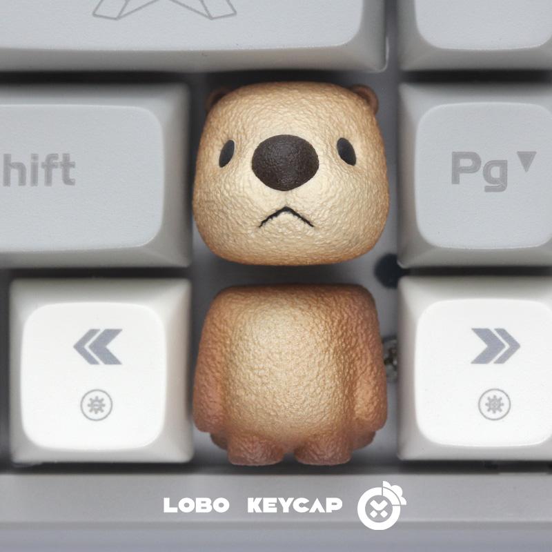 

Animal Party Keycaps Crocodile Tiger Otter Up And Down Key Resin Mechanical Keyboard Single Esc Animation Keycap Present