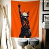 My Hero Academia Wall Tapestry Aesthetic Wall Hanging Printed Fabric Blanket Decorative Tapestries for Bedroom Living Room Home Decor