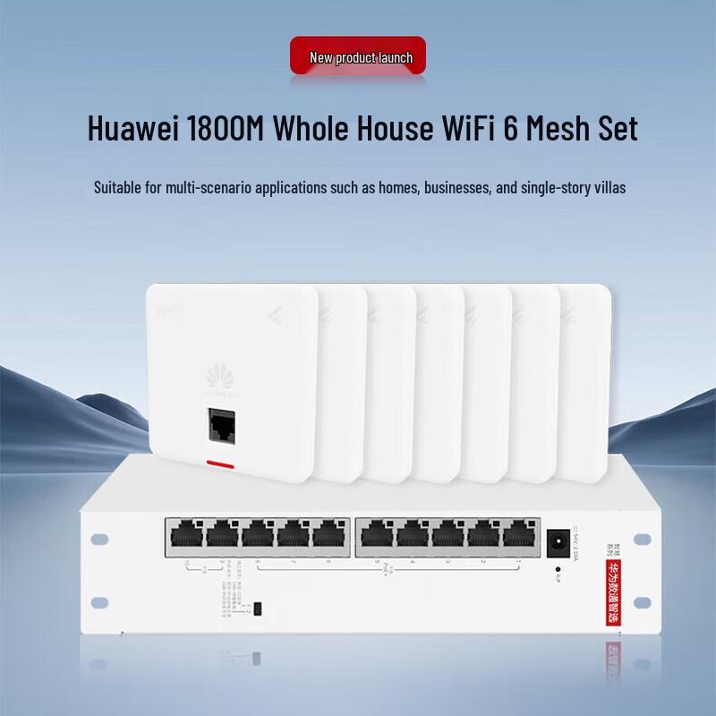 

Huawei Whole Home WiFi 6 Mesh System Kit, White