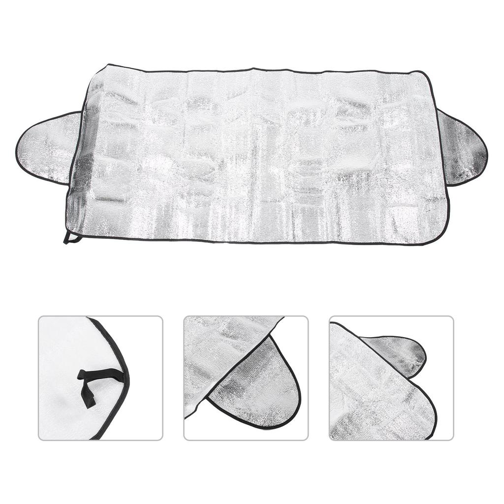 Multi Functional Windshield Cover Sun Rain Snow Frost Shade Block Protector for Summer Winter