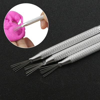 7 Pin Feather Wire Texture Ceramics Tools Polymer Clay Sculpting Modeling Tool DIY Pottery Brush Cake Decorating