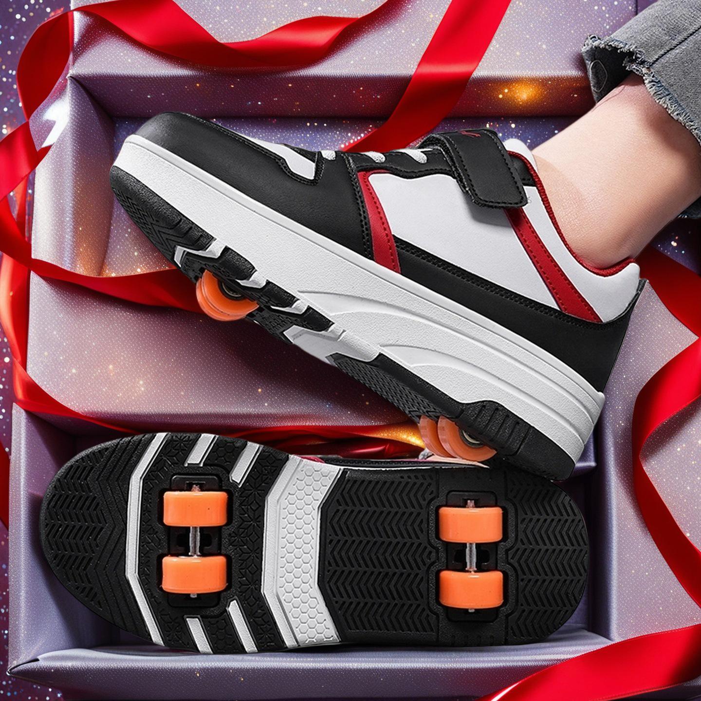 

Детские светящиеся роликовые кроссовки - стили на четырех и восьми колесах для мальчиков и девочек Size 41