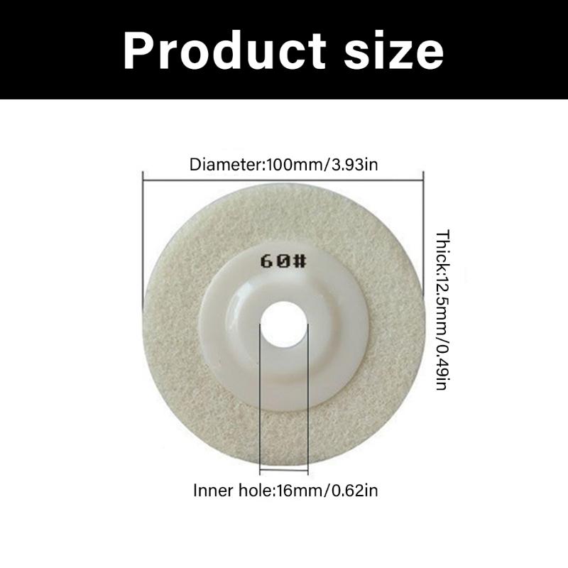 Heavy Duty Polishing Wheel For Metal Wood Plastic 12000RPM High Efficiency Lightweight 80G Ergonomic Design