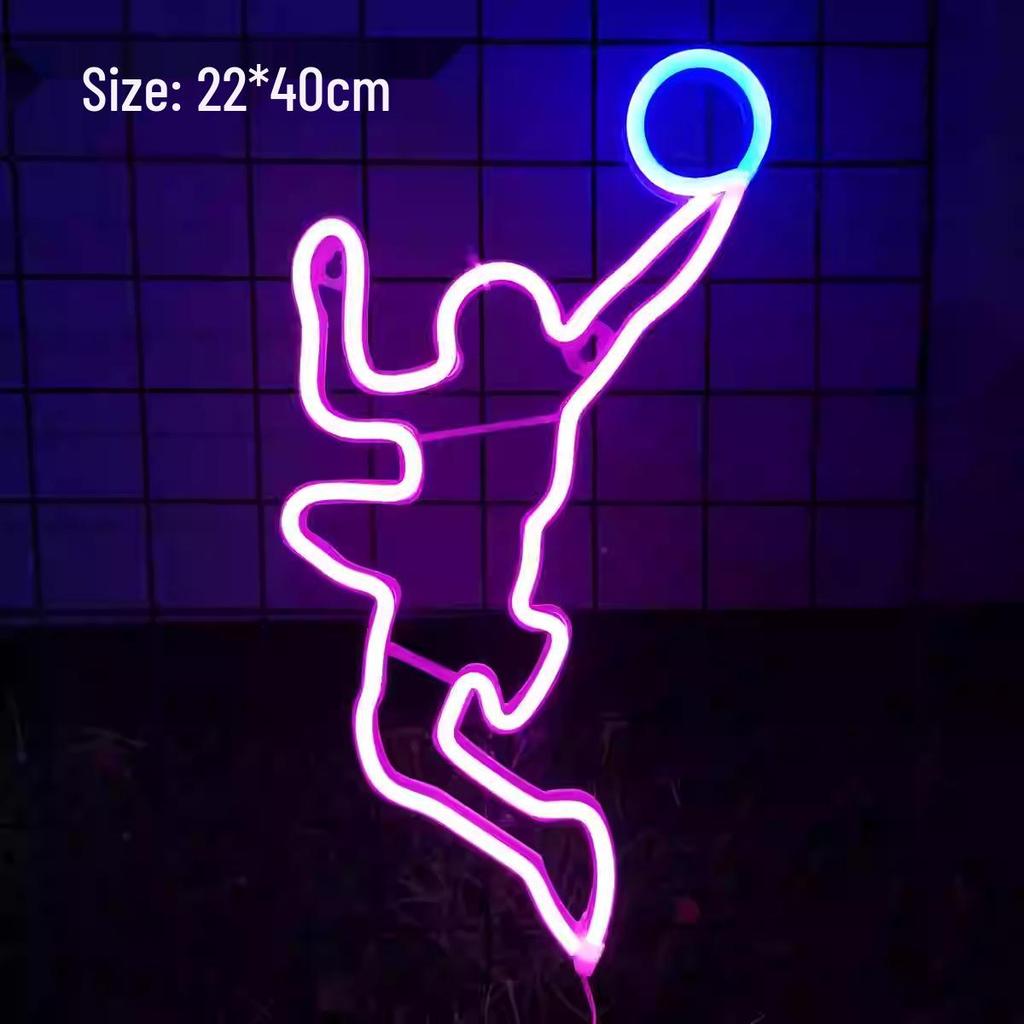 LED Neon Butterfly & Planet Wall Light - Decorative E-sports, Bar, and Photo Prop Night Light