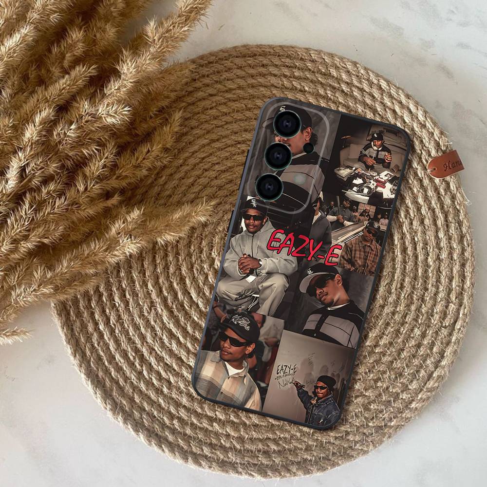 Rapper E-Eazy E Phone Case For Samsung S25,S24,S21,S22,S23,S30,Ultra,S20,Plus,Fe,Lite,Note,10,9,5G Black Cover