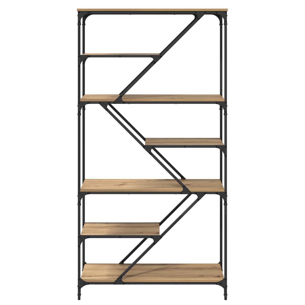 Bookshelf Artisan Oak 91 X 36 X 176 Cm Particleboard