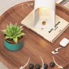 Wall Mounted Coffee Table Folding Side Table Modern Bedroom Small Round Tables Luxury Folding Tea Desk Living Room Furniture