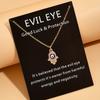 1pc Women's Simple Eye Pendant Necklace Classic Good Luck Jewelry Neck Decoration For Women