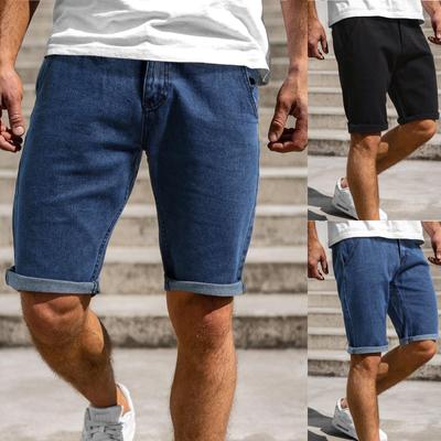 Mens Summer Casual Fitness Bodybuilding  Solid Pockets Sports Shorts Pants