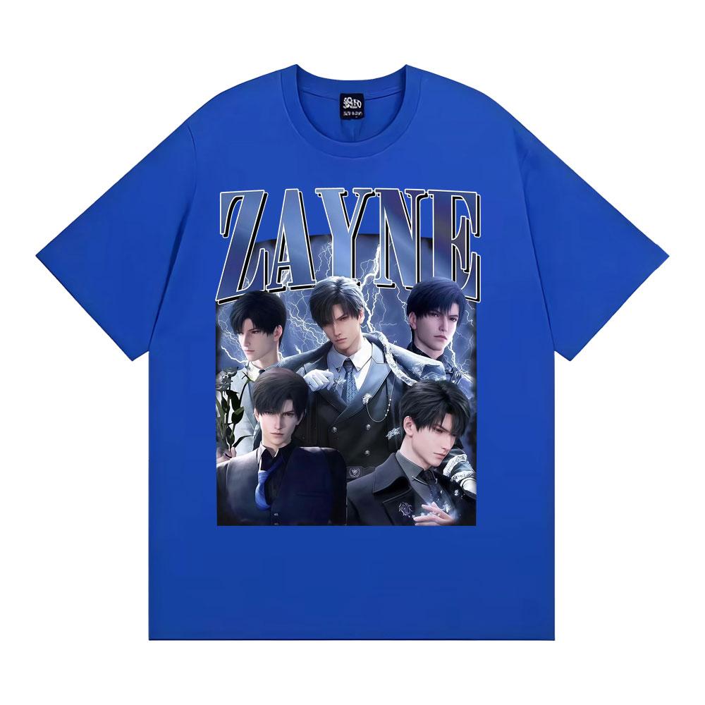 Anime Girl Dinner Zayne Love Retro Graphic T Shirt Men Women Hip Hop High Street Tee Shirt 100% Cotton Short Sleeve T-shirt Tops