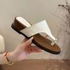 New Summer Metal Clip Toe Women's Slippers Fashion Ladies Outdoor Dress Slide Sandals