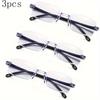 3pcs Lightweight Frameless Reading Glasses Retro Square Ultra Light Anti Blue Light Glasses Presbyopia Optical Glasses