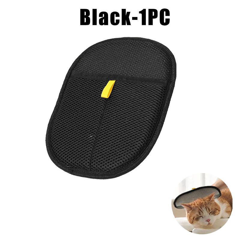 

Волшебная перчатка для удаления шерсти домашних животных Инструмент-щетка со статическим электричеством Эффективно собирает кошачью шерсть с автокресла, мебели, одежды, дивана