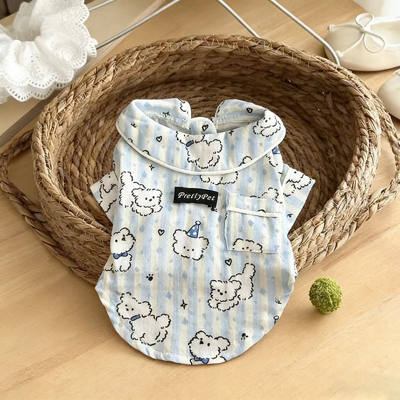 Dog clothes autumn and winter than bear teddy puppet small puppy cat pet anti-hair German velvet two-legged pajamas