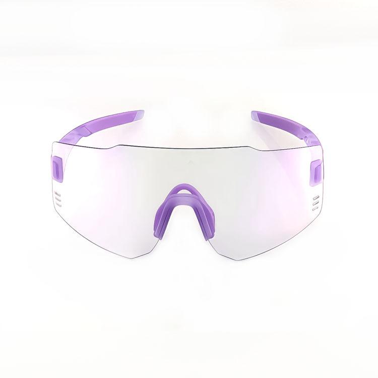 

Outdoor cycling sports glasses, windproof mountaineering goggles, driving sunglasses, road bike sunshade sunglasses, anti-fog Purple+Color-Changing Pur
