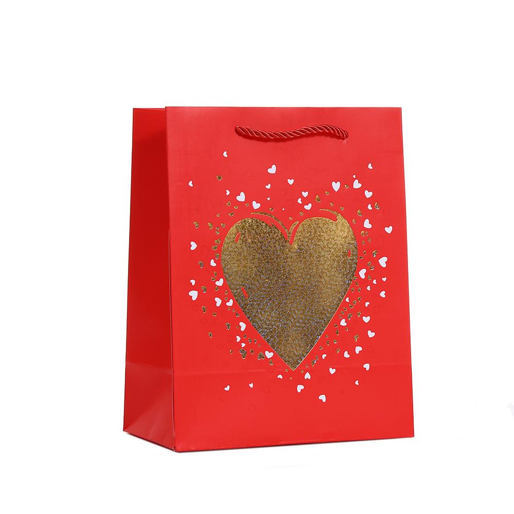 StoBag heart theme gift wrapping bags for sweets luxury designer bags romantic valentine gift bags for candy treat favors
