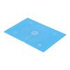 17.7x25.6in Silicone Baking Mat Household Pastry Rolling Mat with Scale for Home KitchenBlue