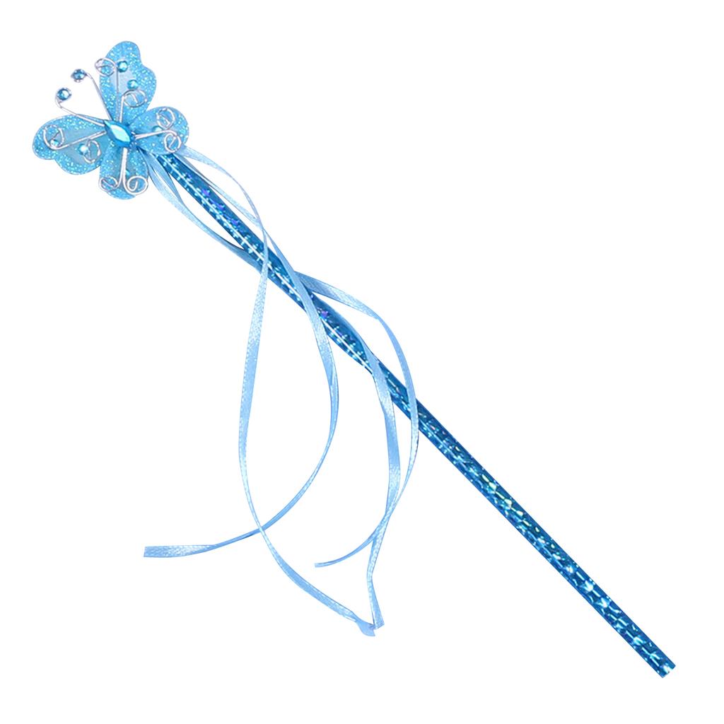 Magic Stick Princess Cosplay Props Fairy Butterfly Wand Ornament for Kid Children Handheld Props Accessories