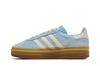 Women's Sneakers Adidas Gazelle Bold Clear Sky Cream (Women's) Clear Sky/Cream White/Gold Metallic