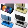 S10 Leather For Like Mirror Phone Cover Built In Stand Shockproof Features