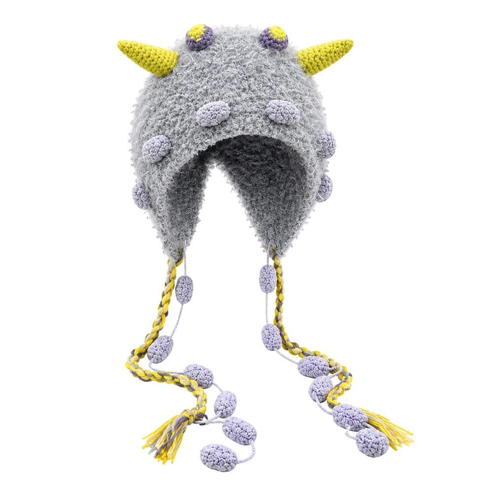 Ear Protection Plush Knitted Hat Windproof Beanies Hat Versatile Pullover Caps Autumn Winter