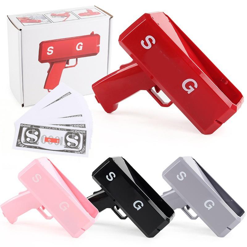 Supply Electric Money Spray Gun Wedding Props, Dollar Creative Money Shooter, Money Spray Pistol Toys