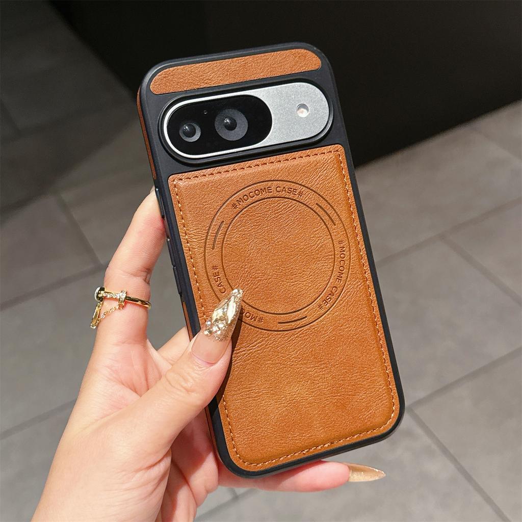 Husă Premium din Piele MagSafe pentru seria Google Pixel 8 9 10. Protecție de Grad Militar, Puternic Compatibilă MagSafe, Elegantă și Durabilă (Culori multiple)