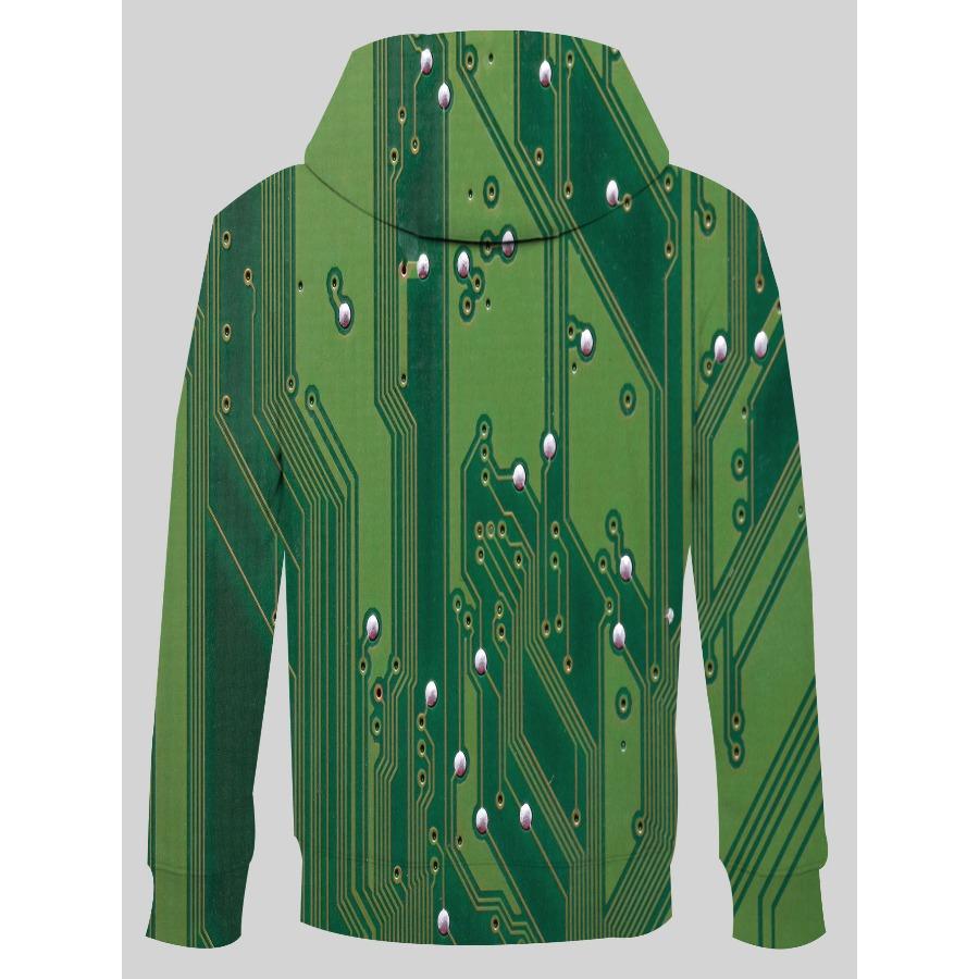 Baum 3D gedruckt Herren Hoodie Casual Muster Trendy Sportswear Herbst Winter Tasche Pullover Lange Ärmel