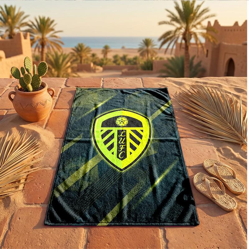 Leeds United Thema Strandtuch Weich Schnell?Trockenes Handtuch für den Sommerstrandurlaub beim Schwimmen