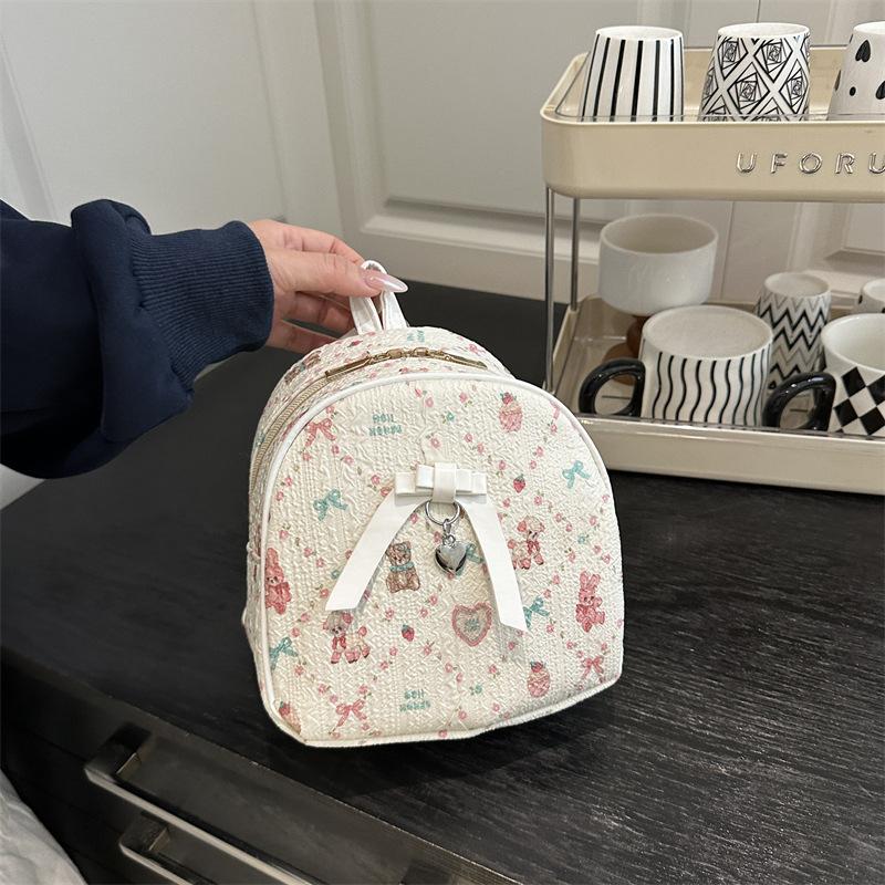 Schoolbag cute women's bag 1011 new cute pattern design versatile ins handbag casual fashion backpack