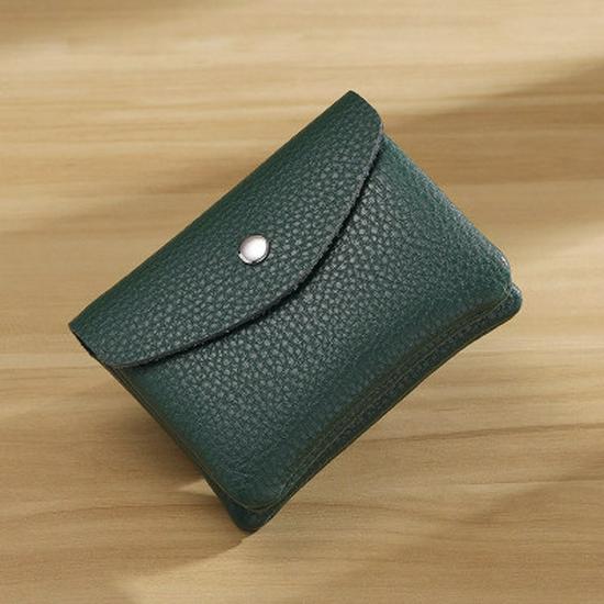 Women's Large Capacity Soft Leather Coin Purse Wallet with Multifunctional Card Holder for Small Accessories