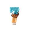 Creative Digital Birthday Candles - Cartoon Characters for Children's Cake Decoration