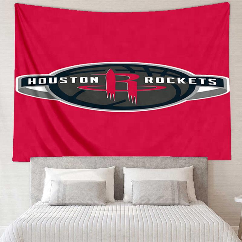 Rockets Basketball Team Quick-Dry Tapestry Hanging for Bedroom,Livingroom, Playroom,Decor Art Room Wall Tapestry Holiday and Birthday Gifts