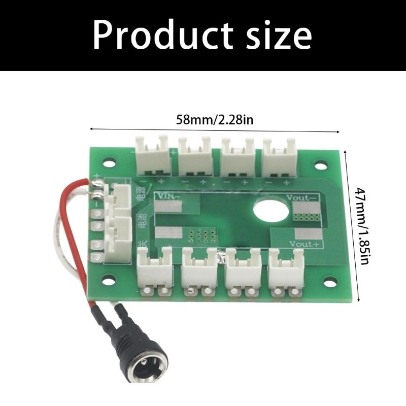 5,5x2,1mm auf XH2,54 Erweiterbares Stromverteilerboard Mit Parallelschaltungsdesign Für Elektronikprojekte