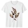 Aesthetic Watercolor Autumn Leaves Botanical T-Shirt Watercolor Art Nature