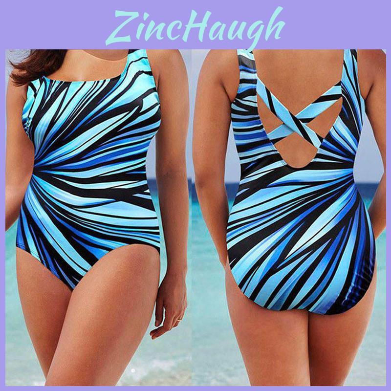 Stylish Women's Swimming Costume Padded Swimsuit Monokini Set For Fashion-forward Beach Days