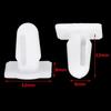 10Pcs Fixed Door Sill Strip Clips Plastic Car Door Sill Trim Strip Clips  Auto Accessories
