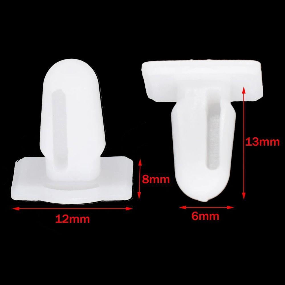 10Pcs Fixed Door Sill Strip Clips Plastic Car Door Sill Trim Strip Clips  Auto Accessories