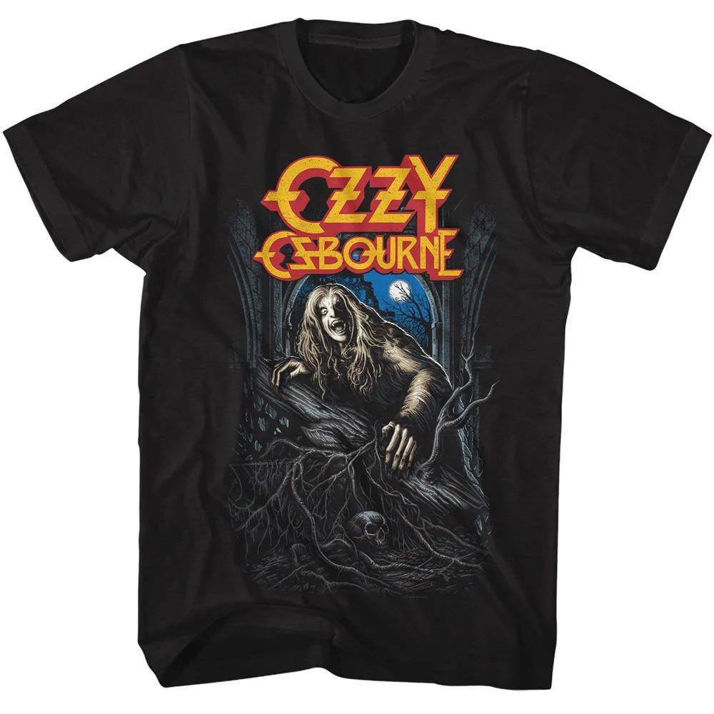 

Ozzy Osbourne Bark At The Moon Black TShirt Summer Unisexs and Womens Loose and Breathable Tshirt Top S