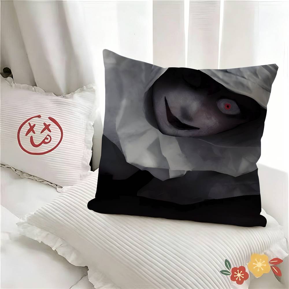 pc Horror Survival Game Homicipher Pillow Case Fashion Square Pillowcase Bedroom Sofa Room Ins Decoration Leisure