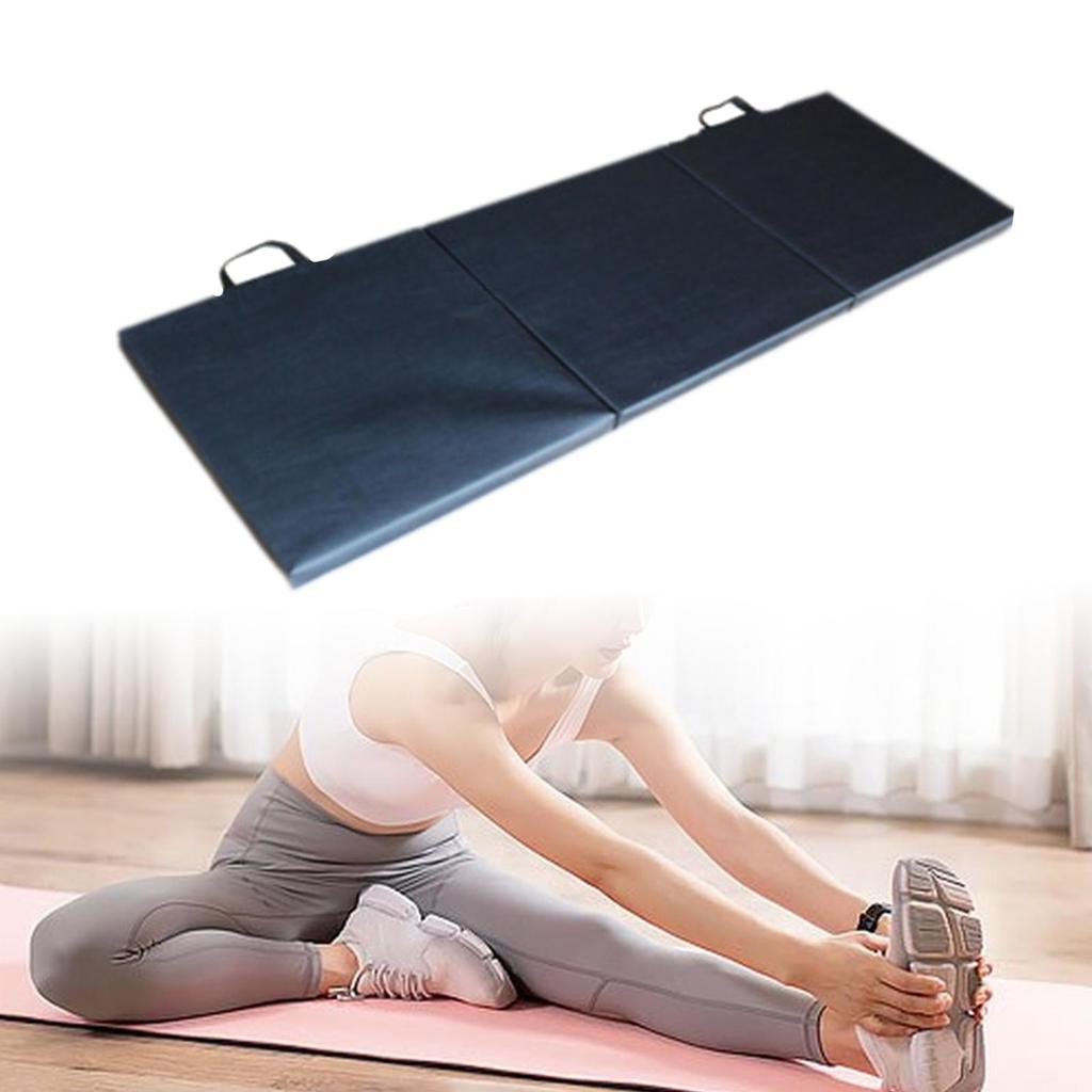 3 Fold Folding Exercise Mat for Women Mma Nonslip Yoga Pad Foldable
