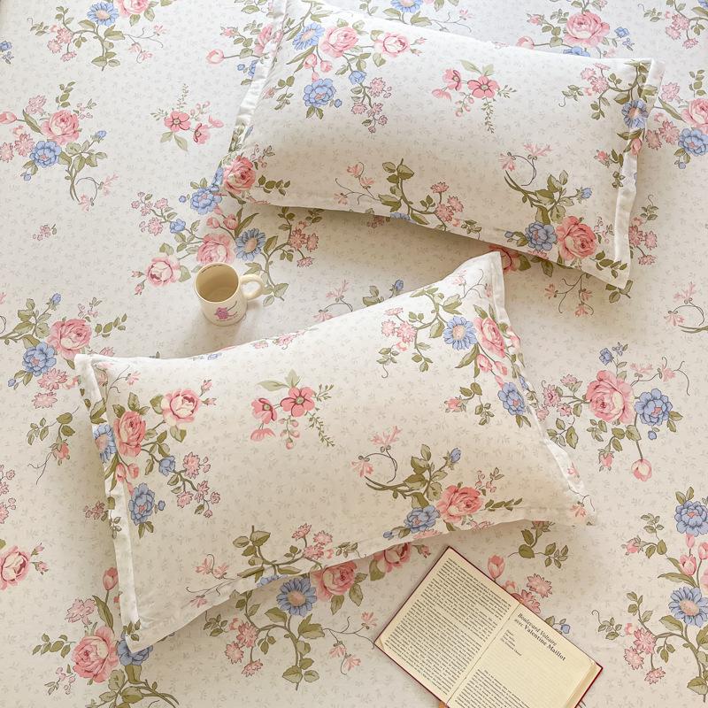 Cotton Pillowcases: Pure Cotton, Simple Style for Home, Dorms, Single & Double Rooms (Single/Pair)