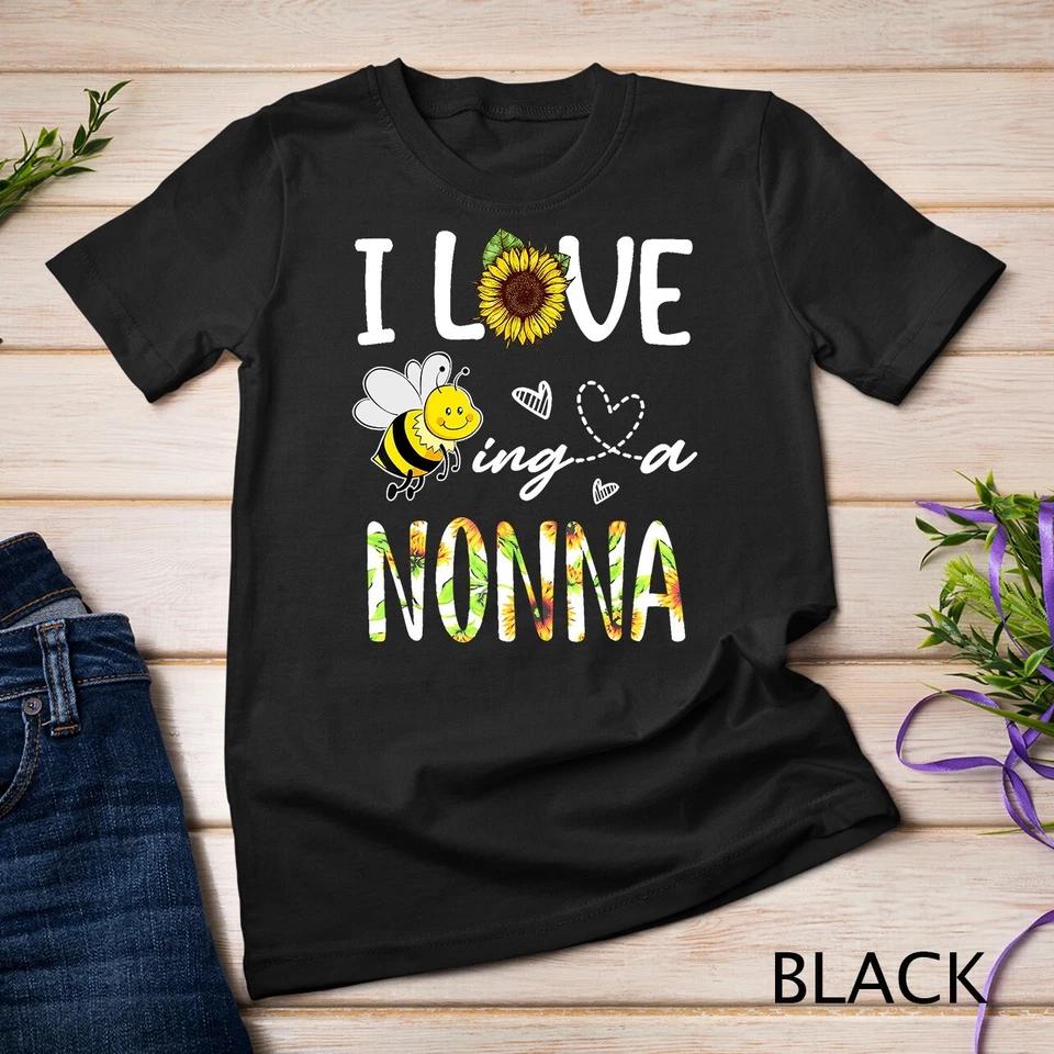 I Love Being A Nonna Sunflower Bee, Mother s Day T-Shirt Unisex T-shirt 1 L