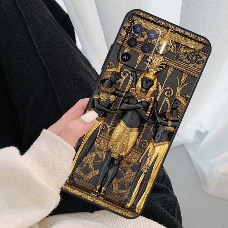 Egypt Pharaoh Mural Case For Oppo A54 A74 A94 A18 A57 A17 A77 A38 A58 A78 A98 A80 A60 A40 A96 A76 A16 A15 A5 Pro
