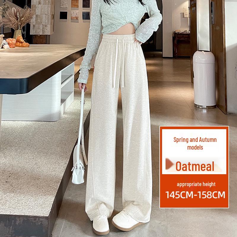 

Plus Size High Waist Wide Leg Pants for Women - Spring & Autumn Casual Straight Leg Style, fits up to 200 lbs. S